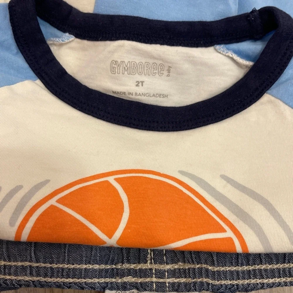 Gymboree Boys 2t Cool Kid Basketball Outfit